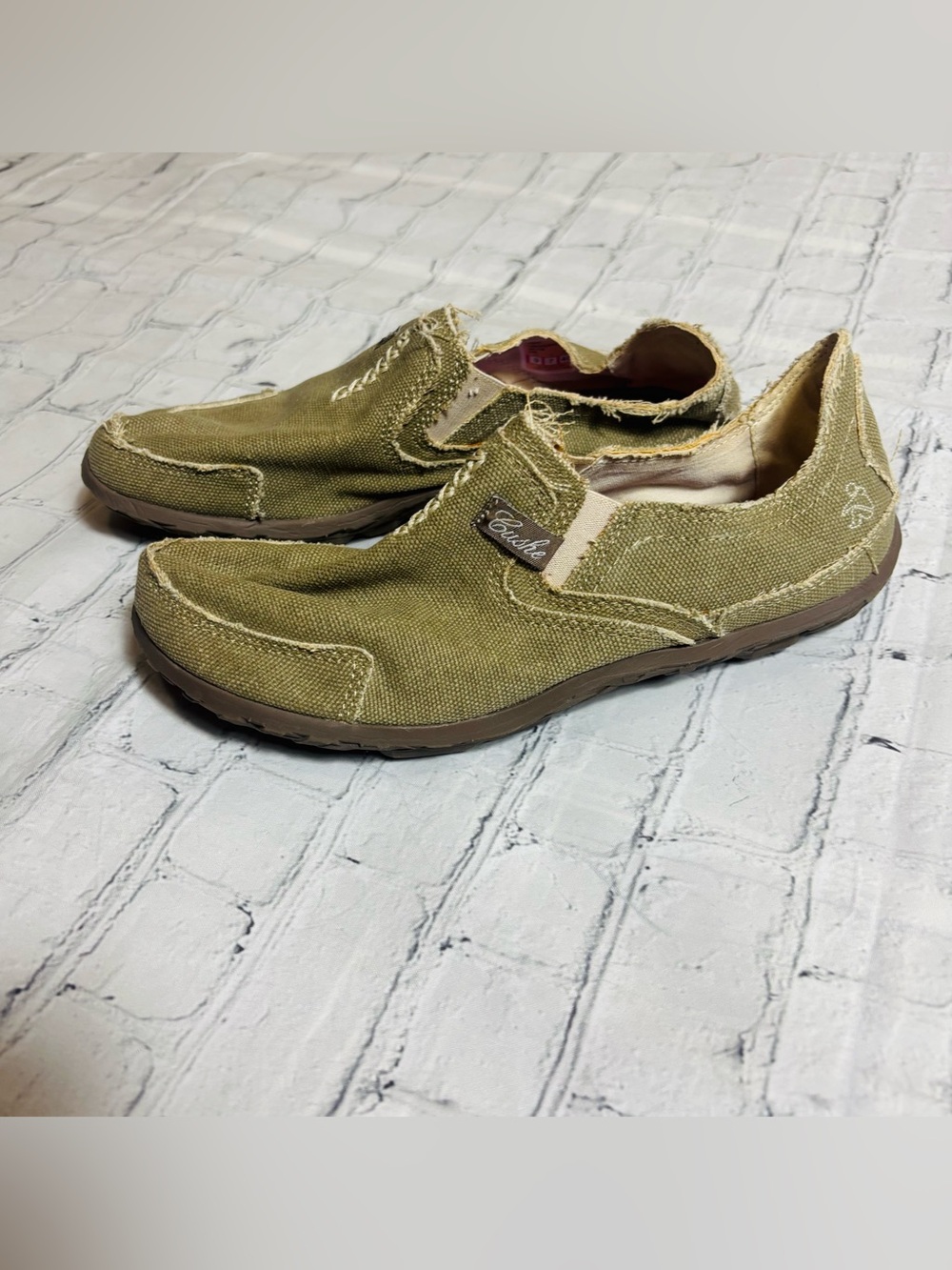 Cushe Surf Boho Hippie Slipper II Women's Size 9 Sand Loafers Sneakers Canvas